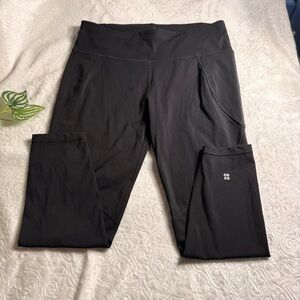 Sweaty Betty Power 7/8 Black Leggings Size S